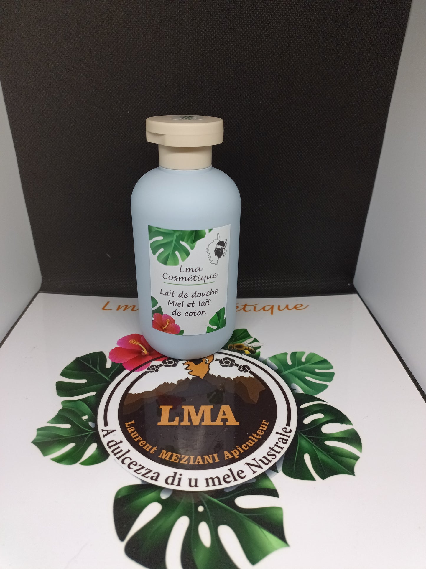 Lait de douche miel et lait de coton