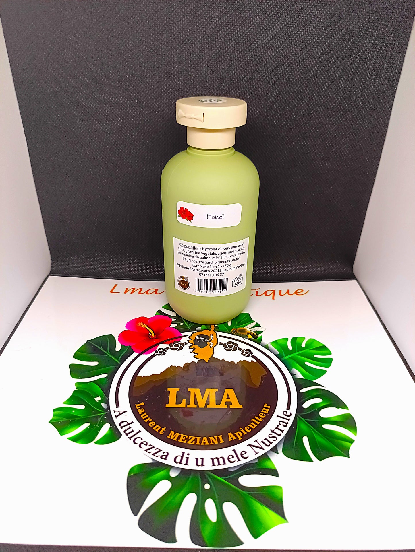 Complexe 3 en 1 cheveux visage corps parfum monoï