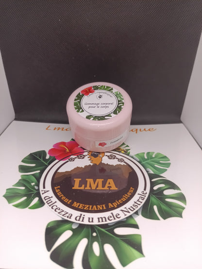 Gommage corps corporel exfoliant et hydratant Framboise