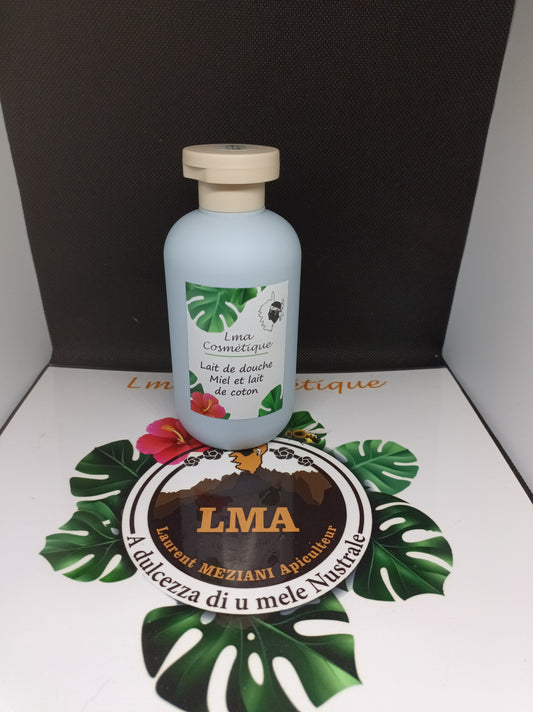 Lait de douche miel et lait de coton