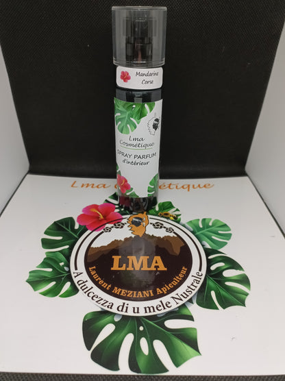 Spray parfum d'intérieur naturel Mandarine Corse