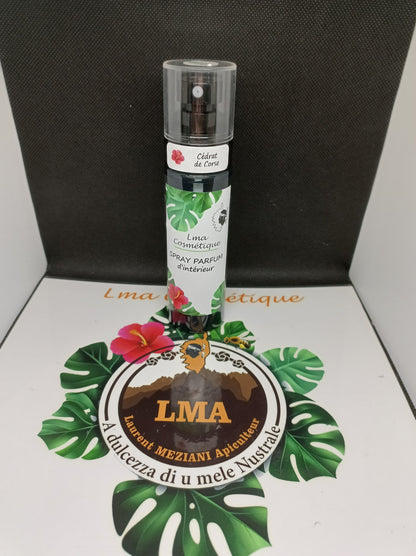 Spray parfum d'intérieur naturel cédrat de Corse