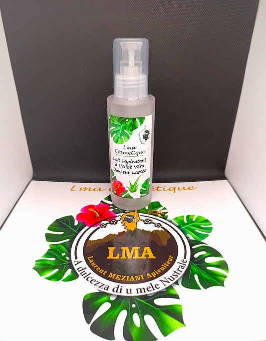 Lait corps et visage douceur lactée parfum Monoï Pêche.